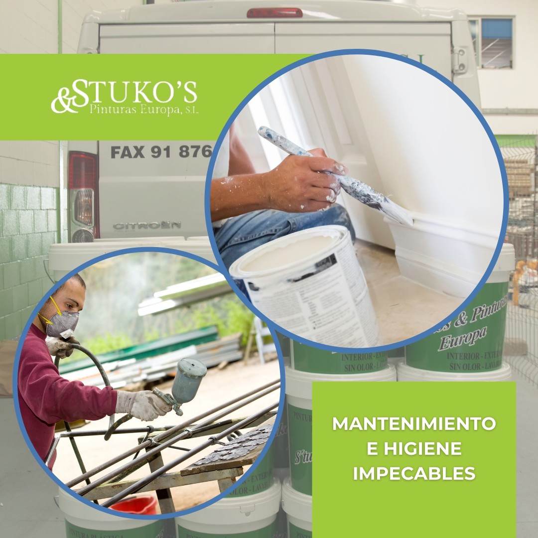 Primer plano de un acabado de pintura interior perfectamente liso y mate. Muestra de la calidad y rigor en la aplicación de pintura en Madrid